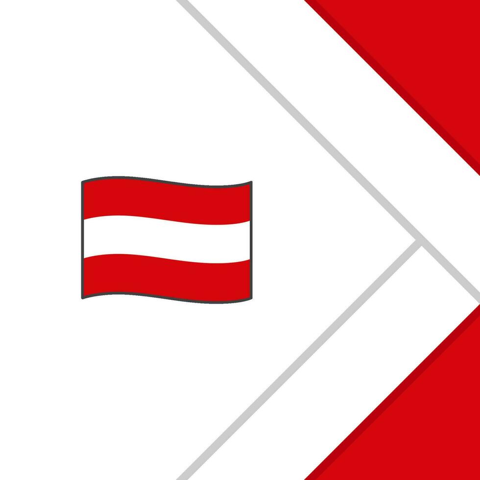 Áustria bandeira abstrato fundo Projeto modelo. Áustria independência dia bandeira social meios de comunicação publicar. Áustria desenho animado vetor