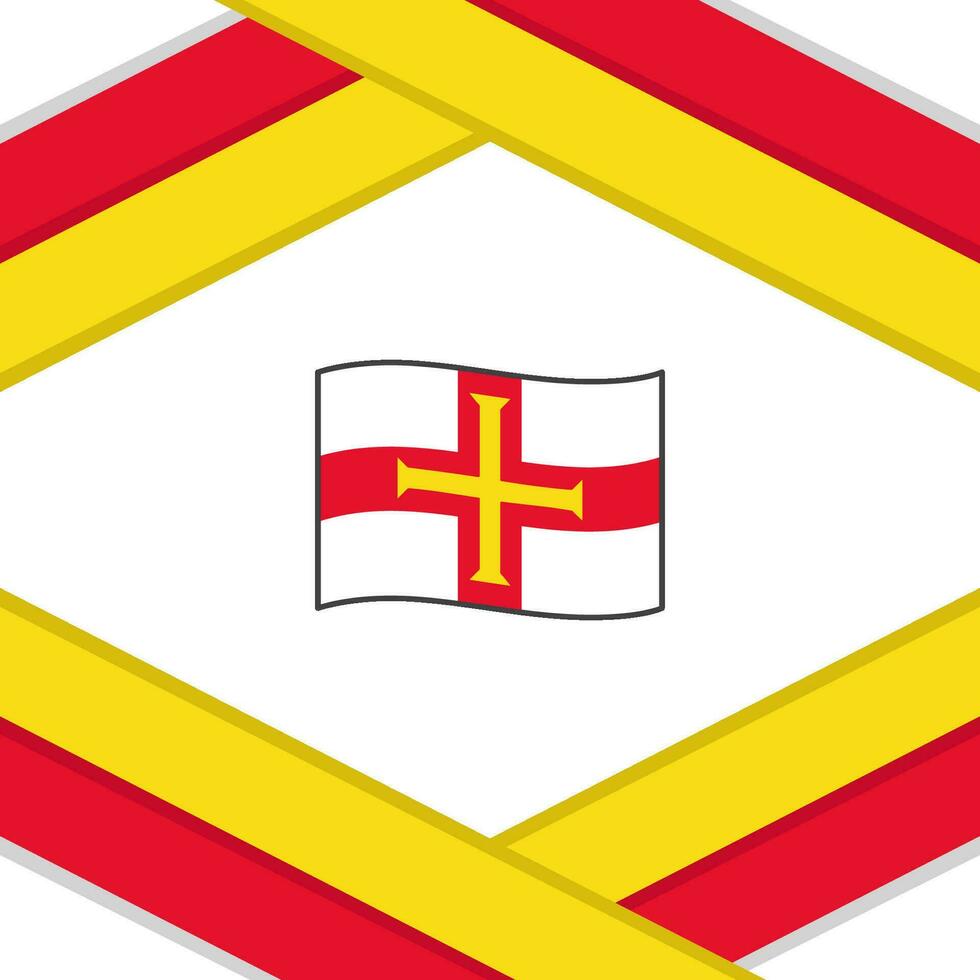 Guernsey bandeira abstrato fundo Projeto modelo. Guernsey independência dia bandeira social meios de comunicação publicar. Guernsey modelo vetor