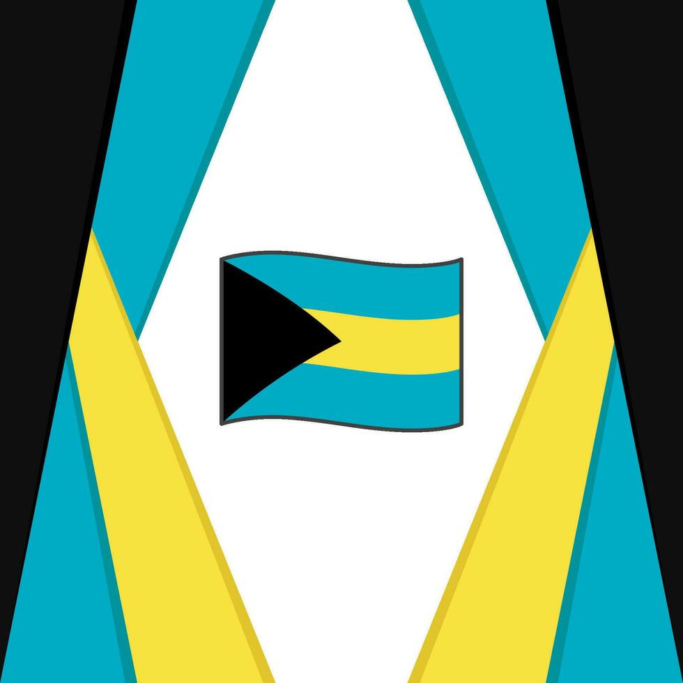 bahamas bandeira abstrato fundo Projeto modelo. bahamas independência dia bandeira social meios de comunicação publicar. bahamas fundo vetor