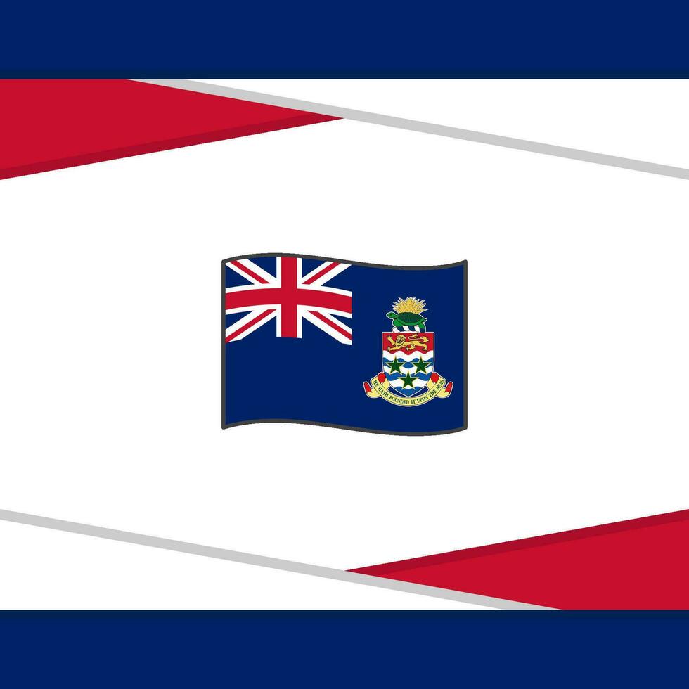 caimão ilhas bandeira abstrato fundo Projeto modelo. caimão ilhas independência dia bandeira social meios de comunicação publicar. caimão ilhas vetor