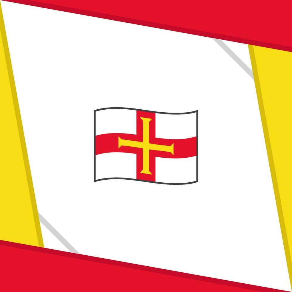 Guernsey bandeira abstrato fundo Projeto modelo. Guernsey independência dia bandeira social meios de comunicação publicar. Guernsey independência dia vetor