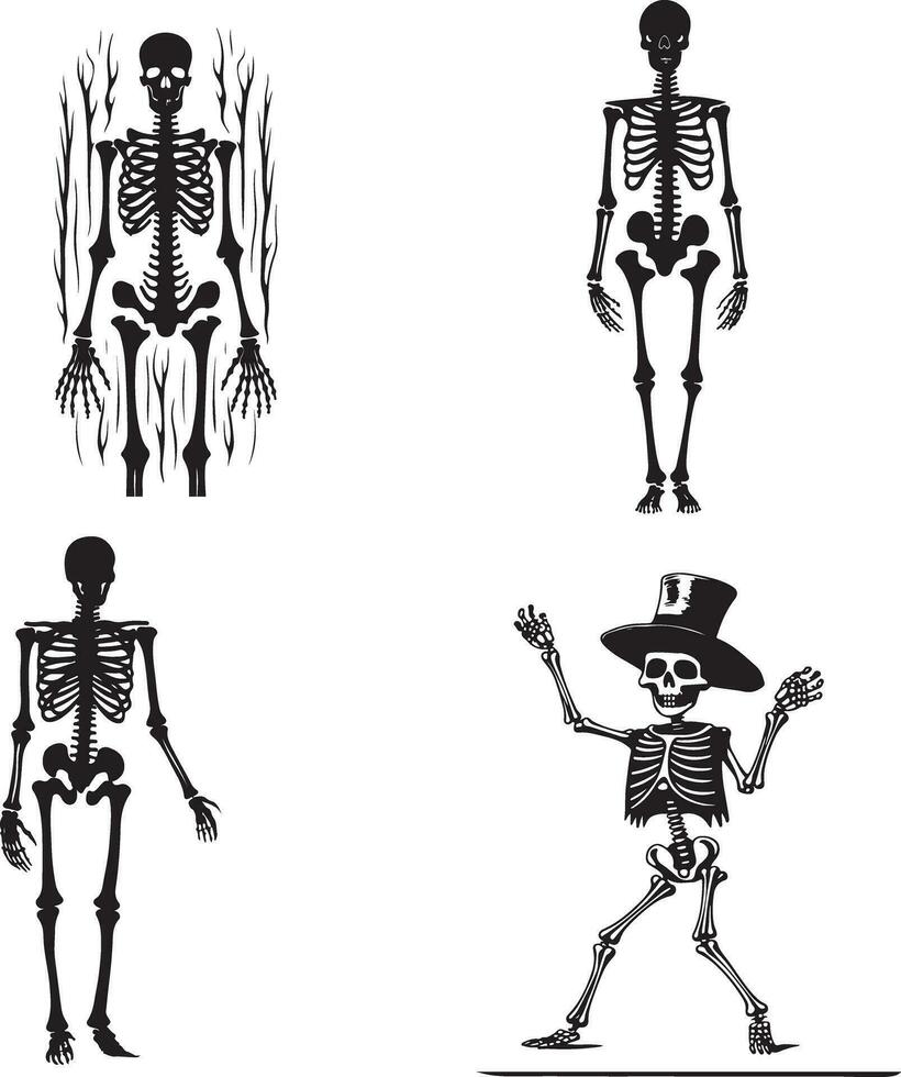 dia das Bruxas Preto vetor arte, aranha, bruxa , chapéu, fantasma