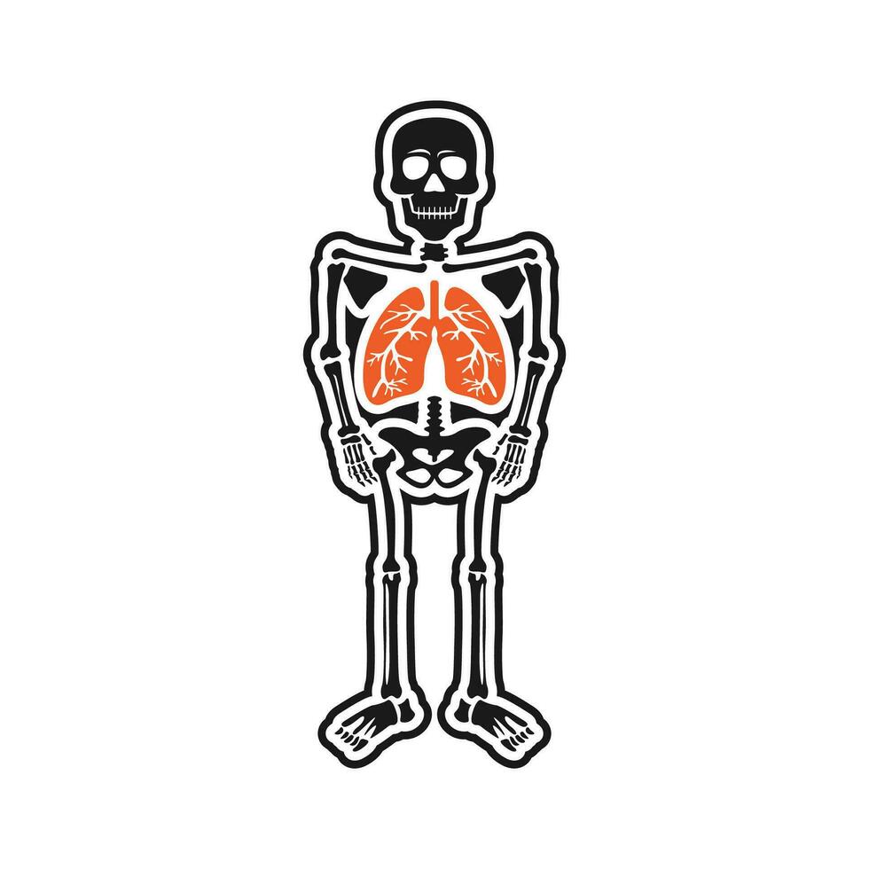 crônica obstrutivo pulmonar consciência mês vetor imagem ilustração