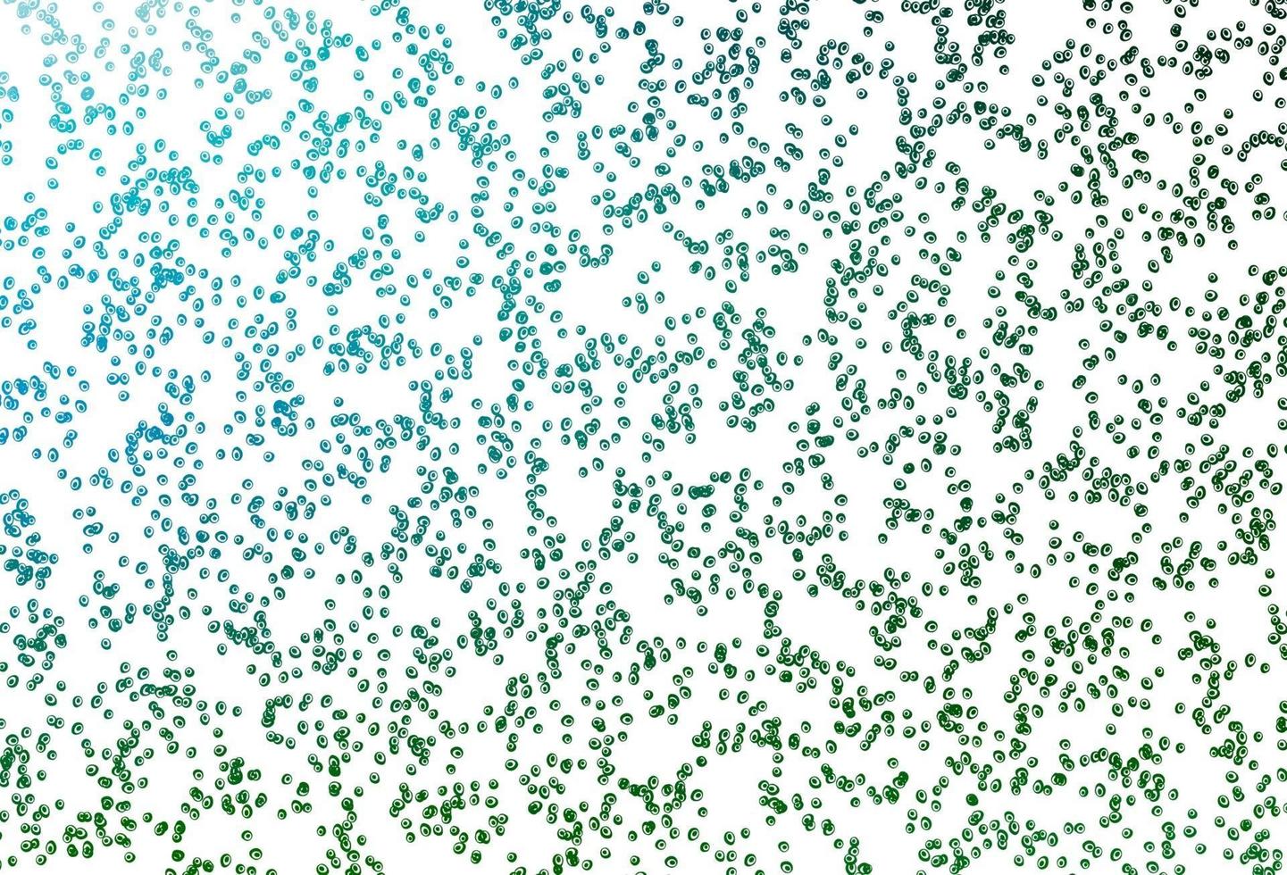 pano de fundo vector azul e verde claro com pontos.