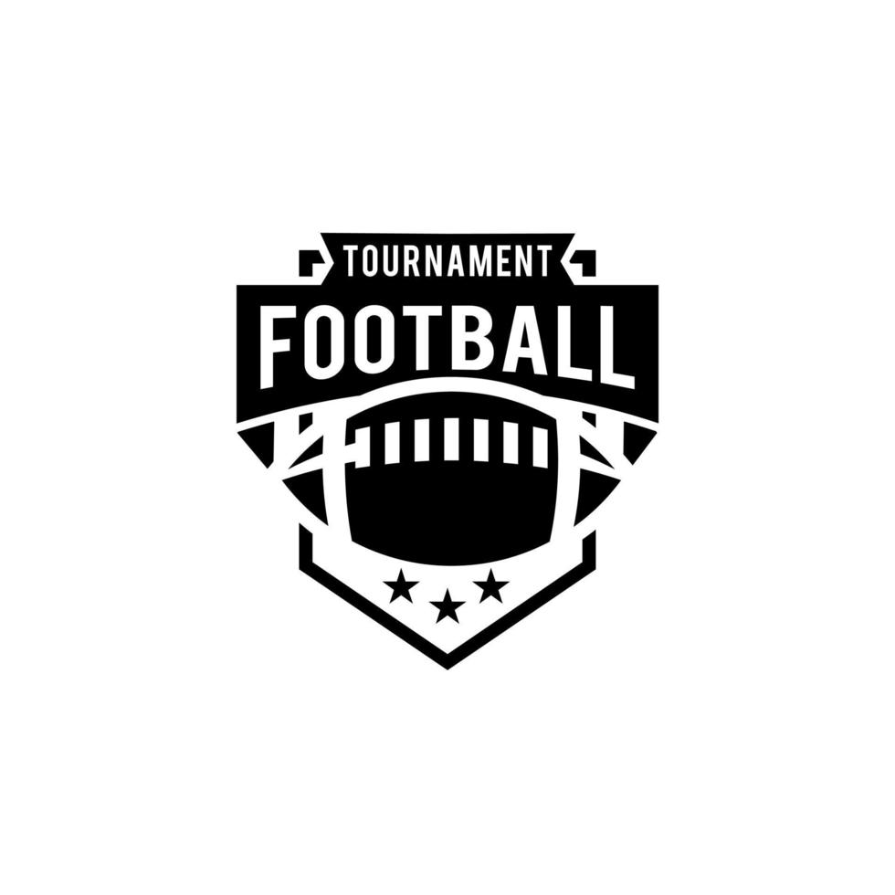 vetor de design do ícone do logotipo do time de futebol americano