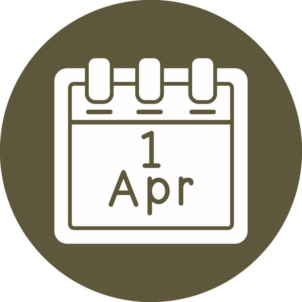 abril 1 vetor ícone