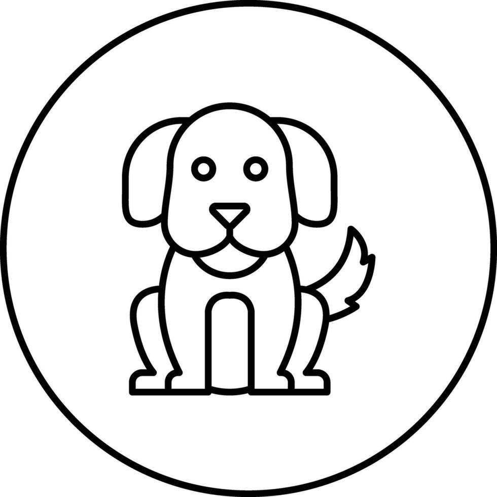 ícone de vetor de cachorro