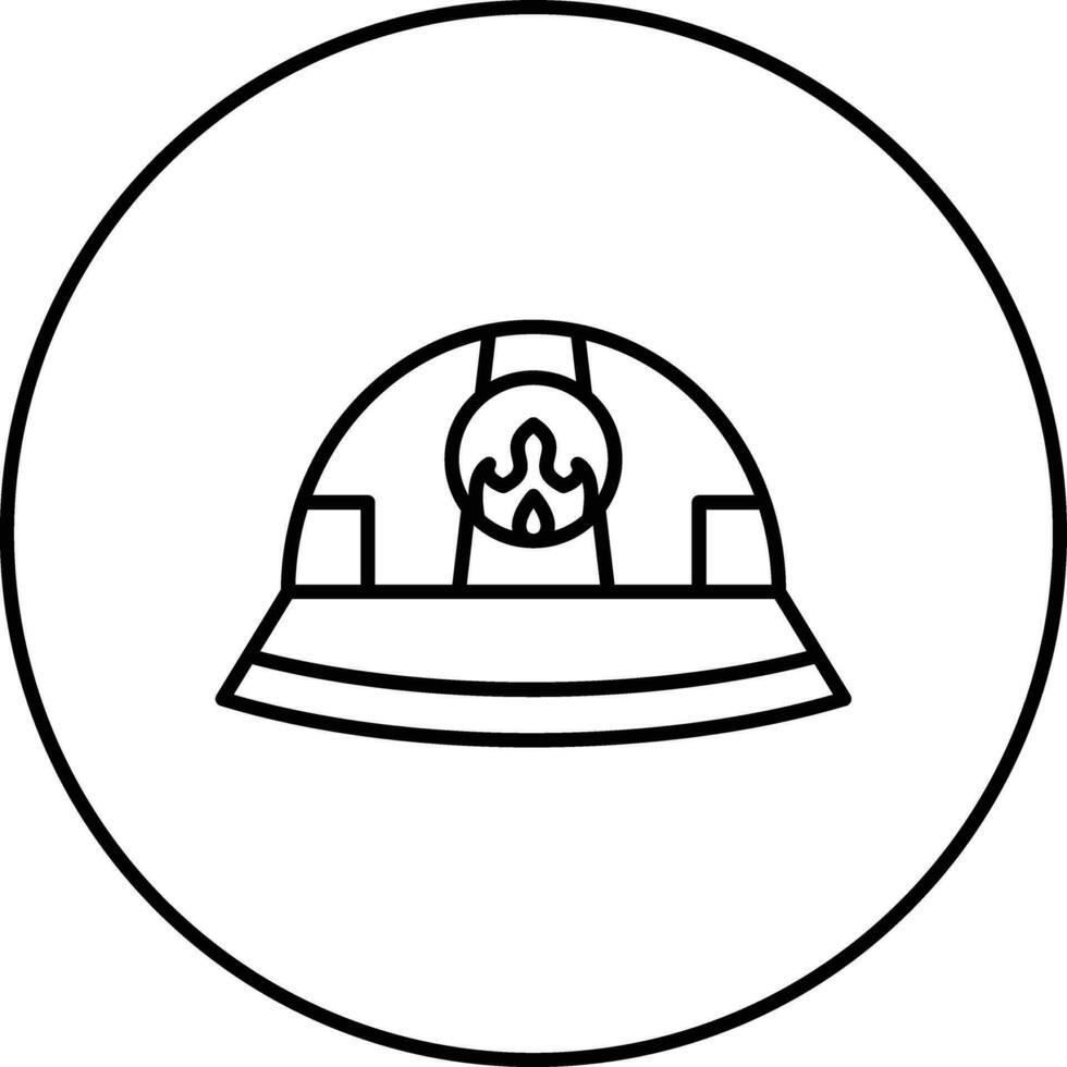 bombeiro capacete vetor ícone