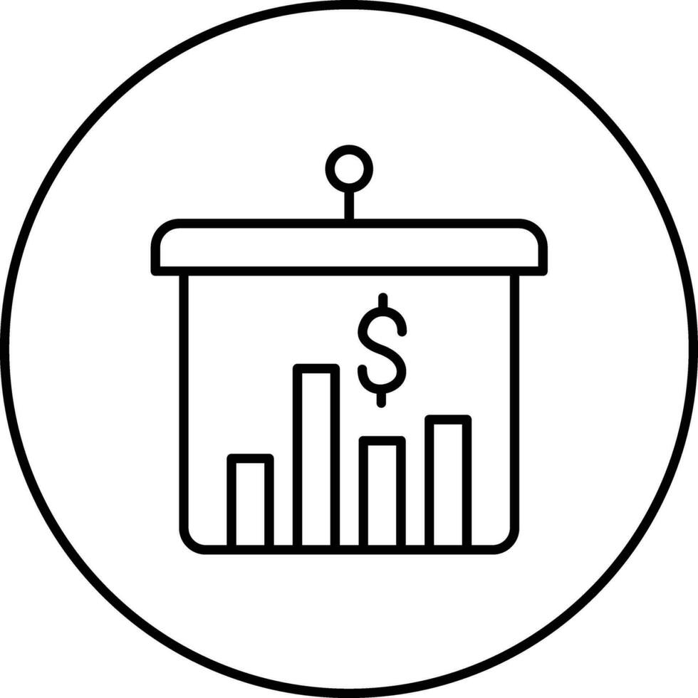 ícone de vetor de plano de negócios