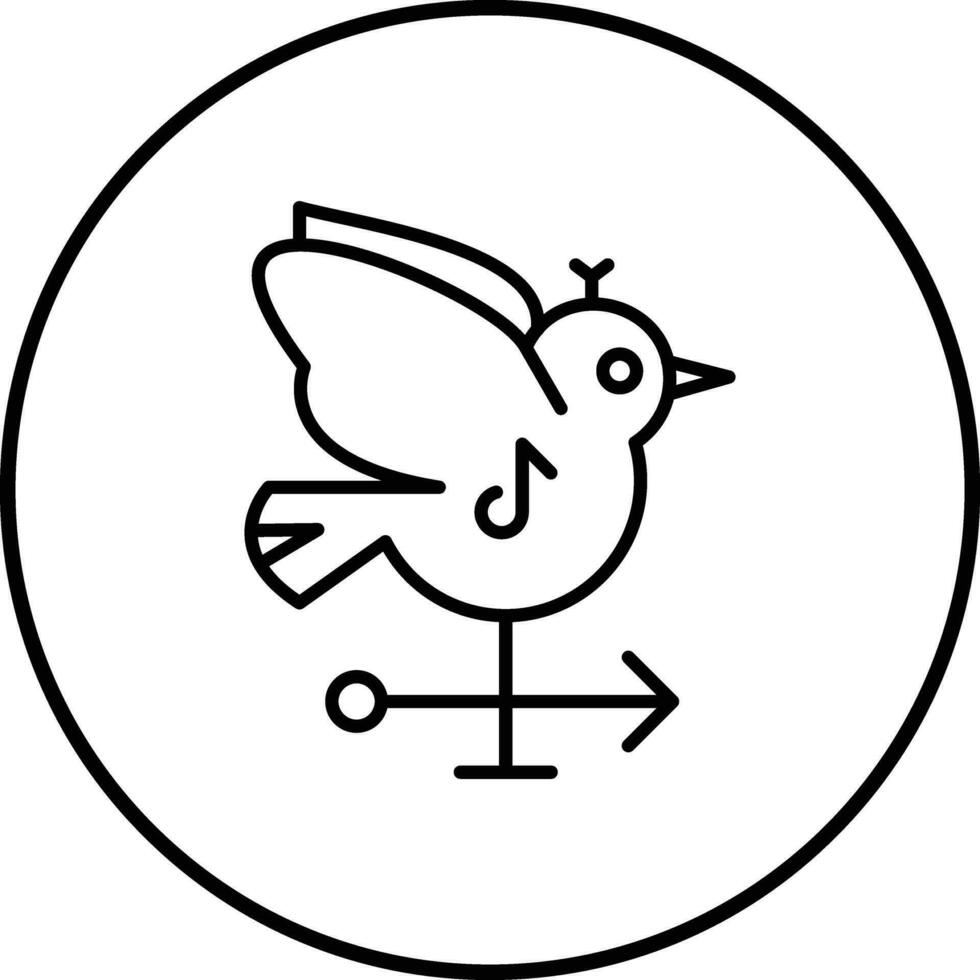 weathercock vetor ícone