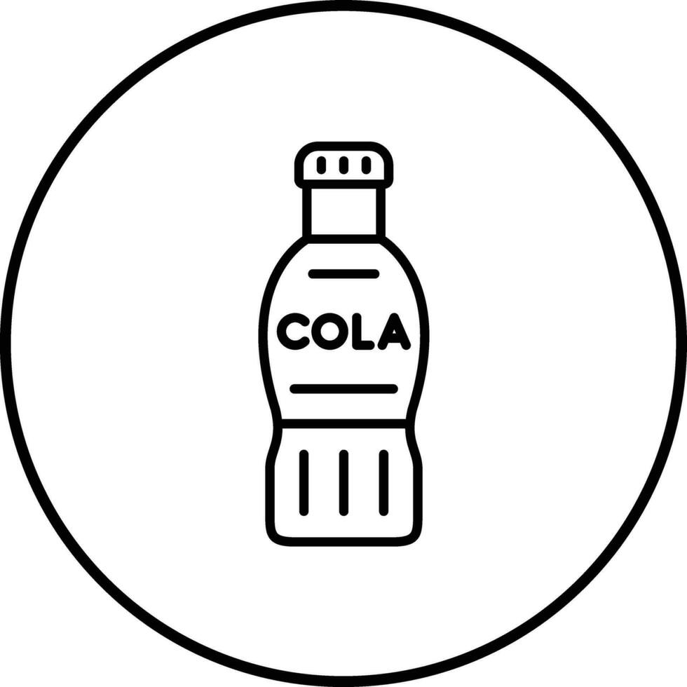 Cola garrafa vetor ícone