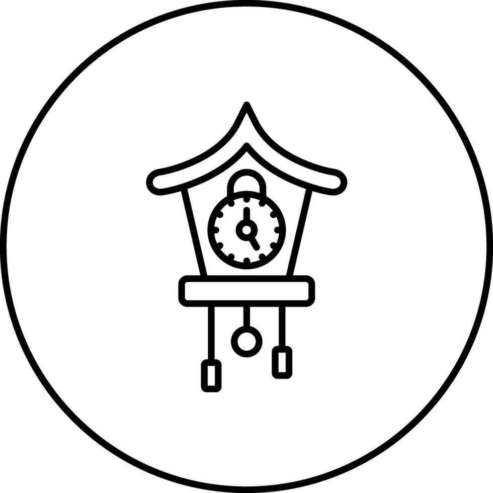 ícone de vetor de relógio cuco