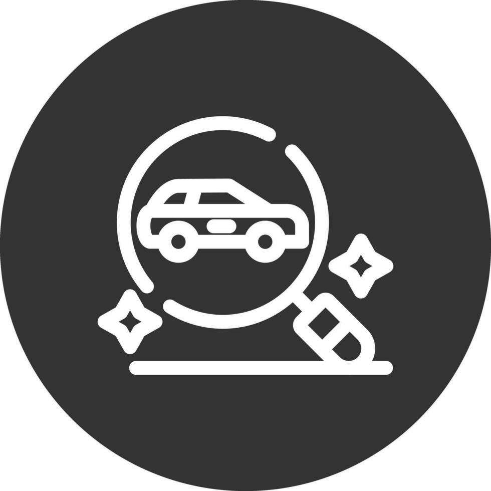 carro localizador criativo ícone Projeto vetor