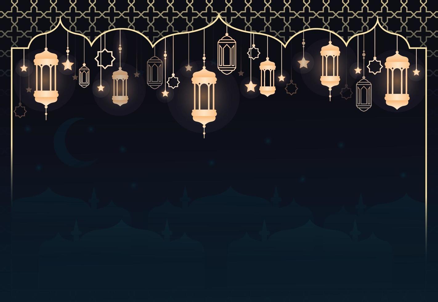 desenho de fundo ramadhan kareem vetor