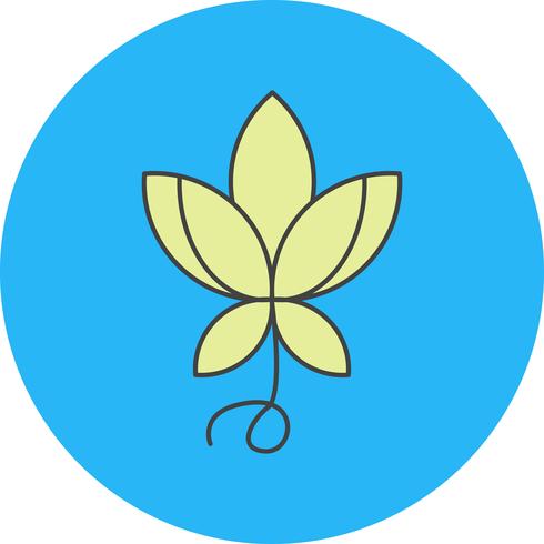 ícone de flor de vetor
