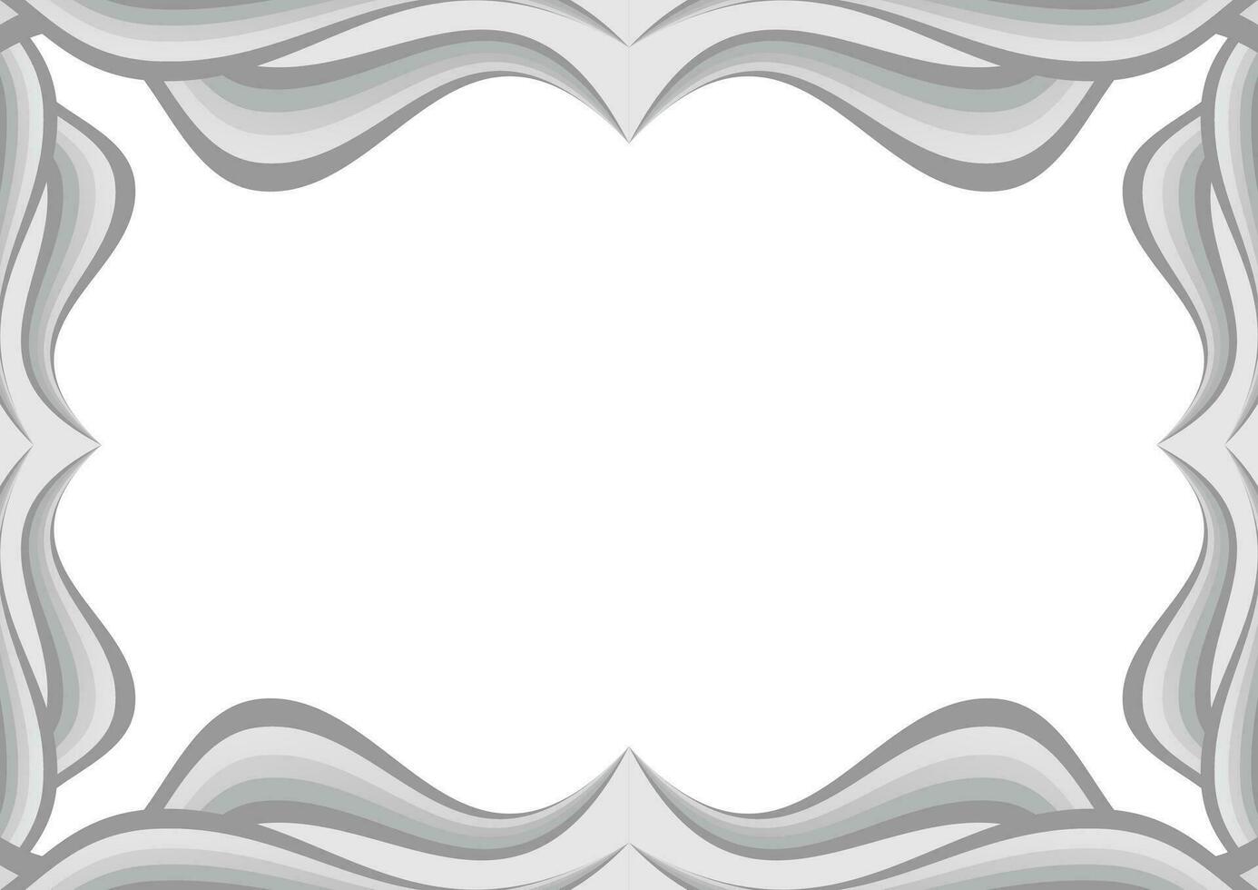 cinzento onda branco fundo moderno estilo Projeto vetor
