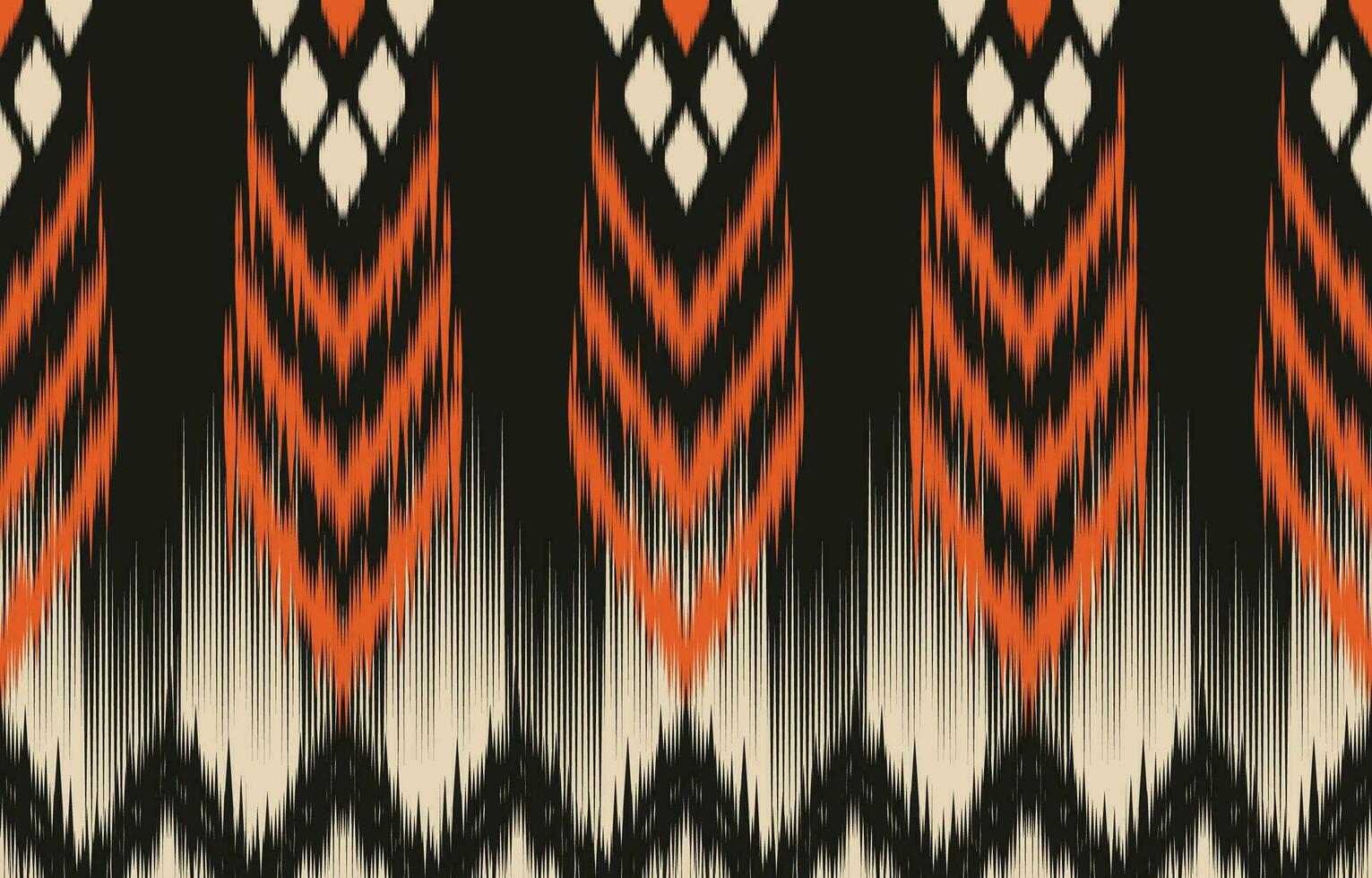 étnico abstrato ikat arte. asteca enfeite imprimir. geométrico étnico padronizar desatado cor oriental. Projeto para fundo ,cortina, tapete, papel de parede, roupas, invólucro, batik, vetor ilustração.