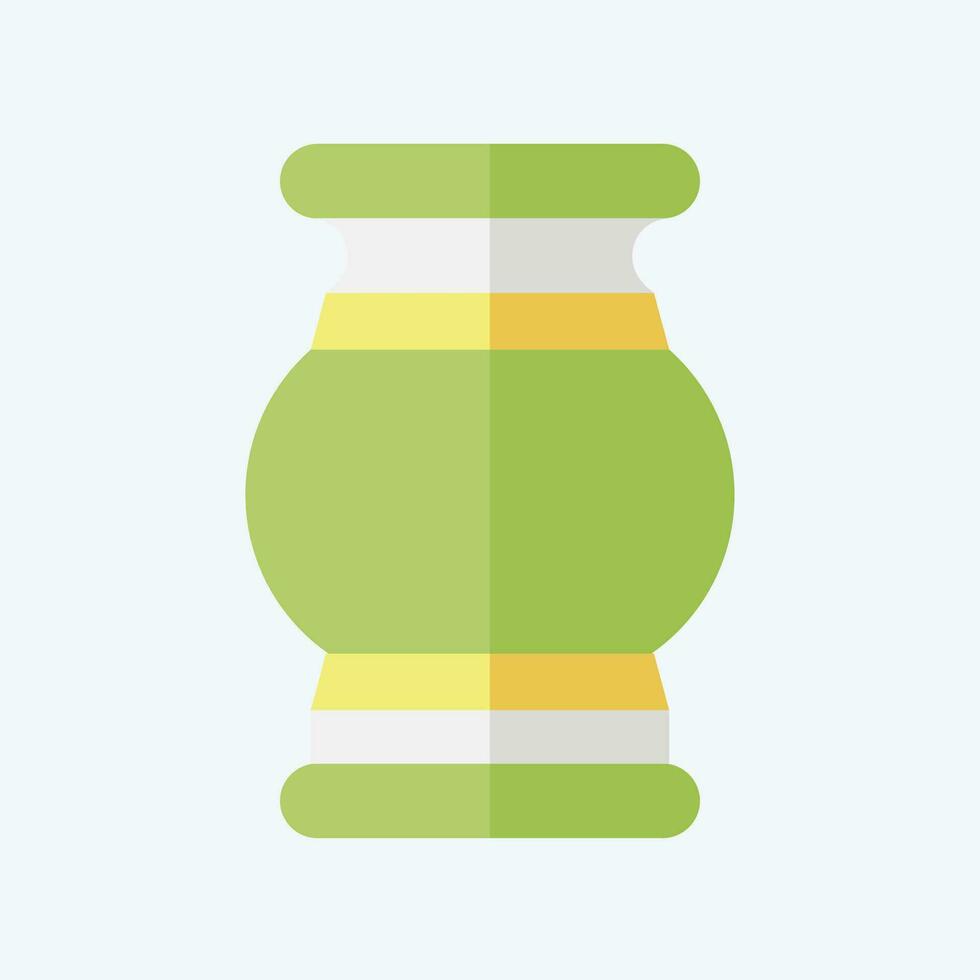 ícone vaso. relacionado para Índia símbolo. plano estilo. simples Projeto editável. simples ilustração vetor