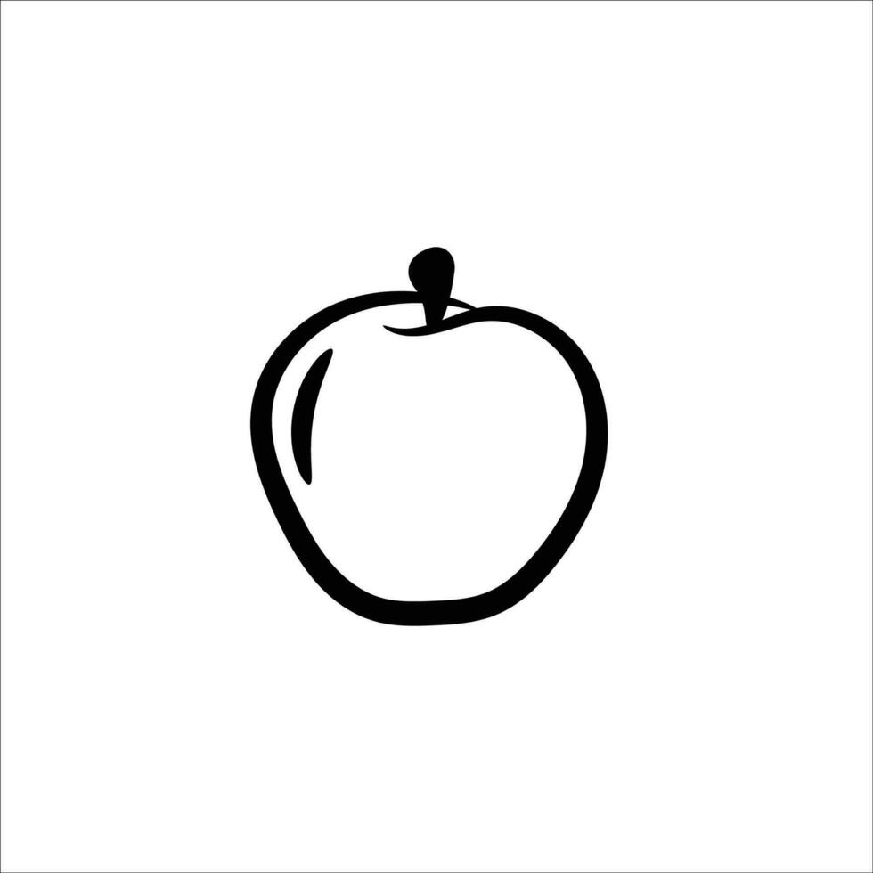 vetor de ícone de maçã