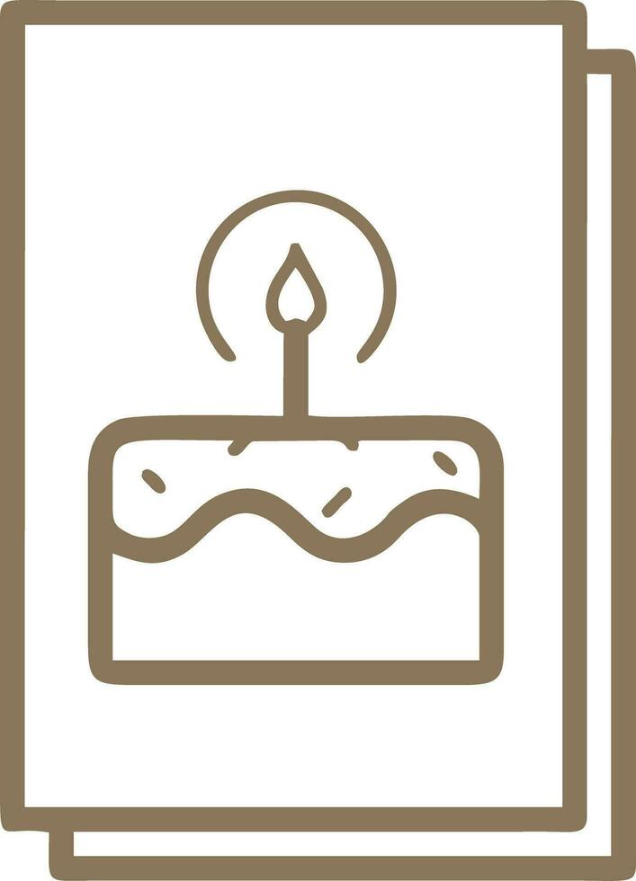 logotipo ícone bolo vetor feliz brithday momento