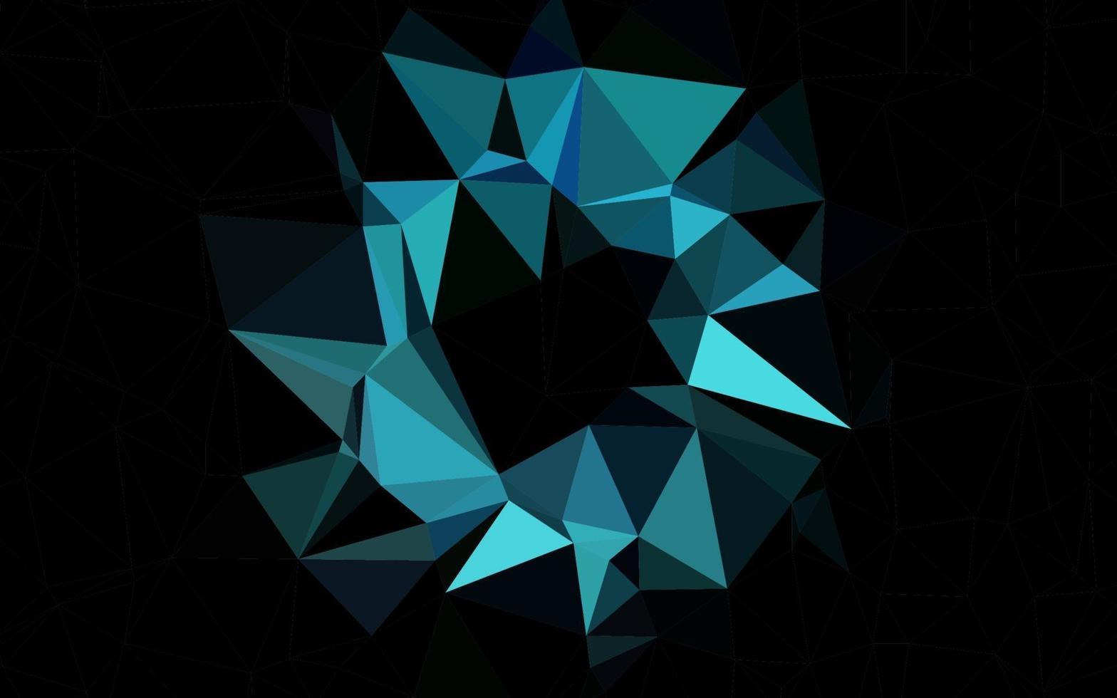 padrão de triângulo embaçado de vetor azul claro.