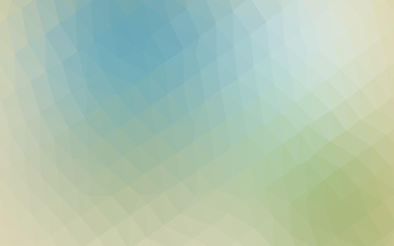 layout abstrato do polígono do vetor azul claro e verde.