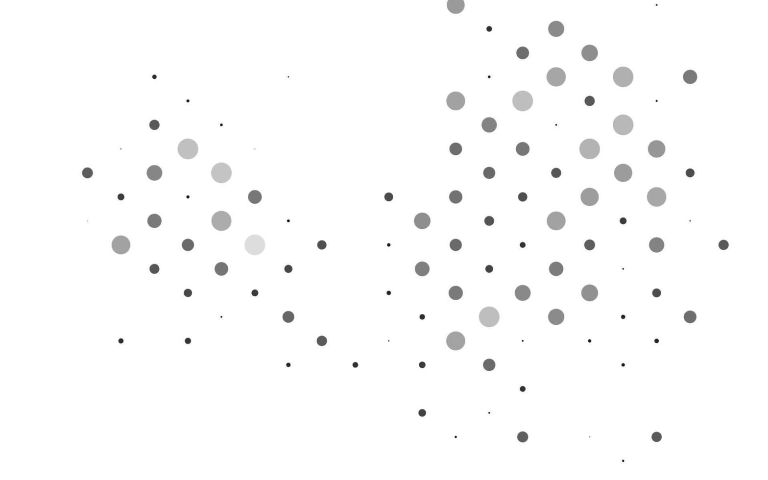 layout de vetor cinza claro prata com formas de círculo.