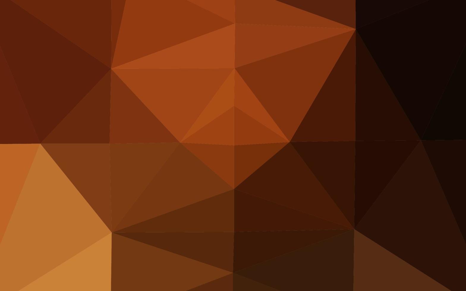 layout poligonal abstrato de vetor laranja escuro.