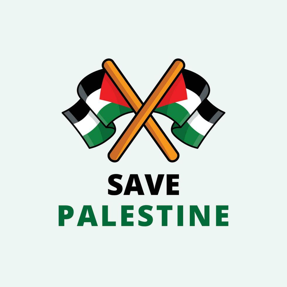 internacional dia do solidariedade a palestino pessoas com bandeira vetor ilustração
