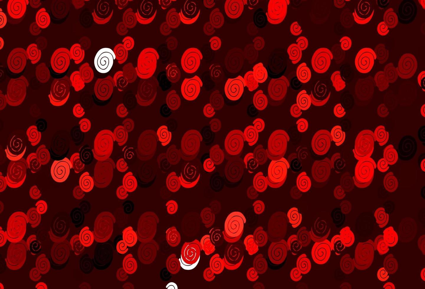 fundo vector vermelho claro com formas de lava.