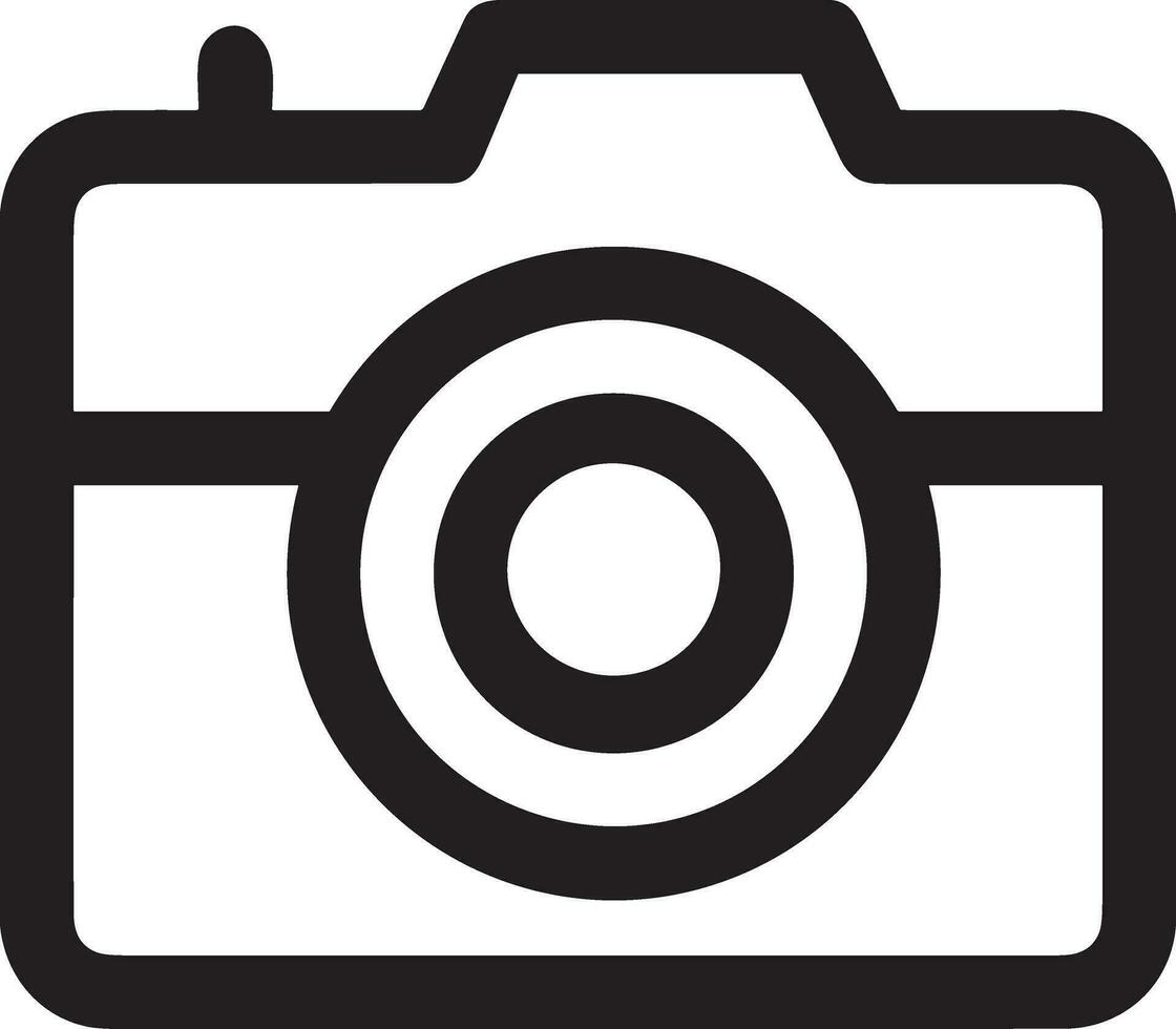 Câmera fotografia ícone símbolo imagem vetor. ilustração do multimídia fotográfico lente grapich Projeto imagem vetor