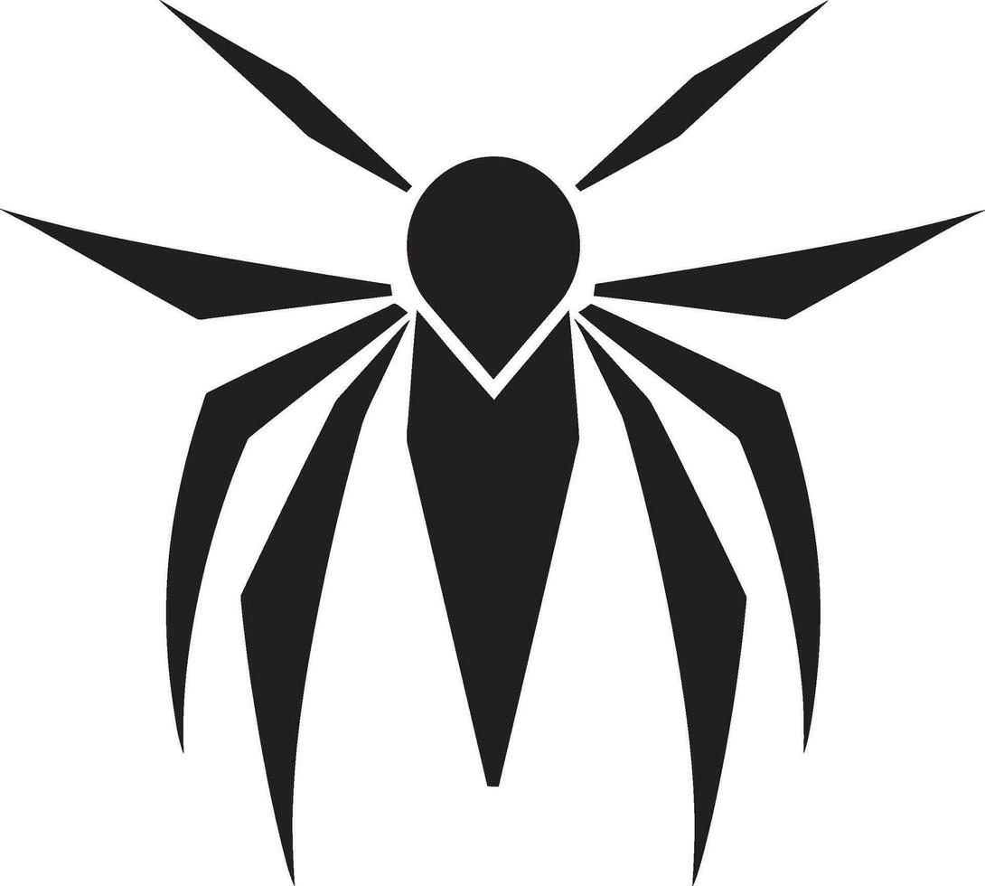 abstrato bastão inseto logotipo chique inseto Projeto vetor