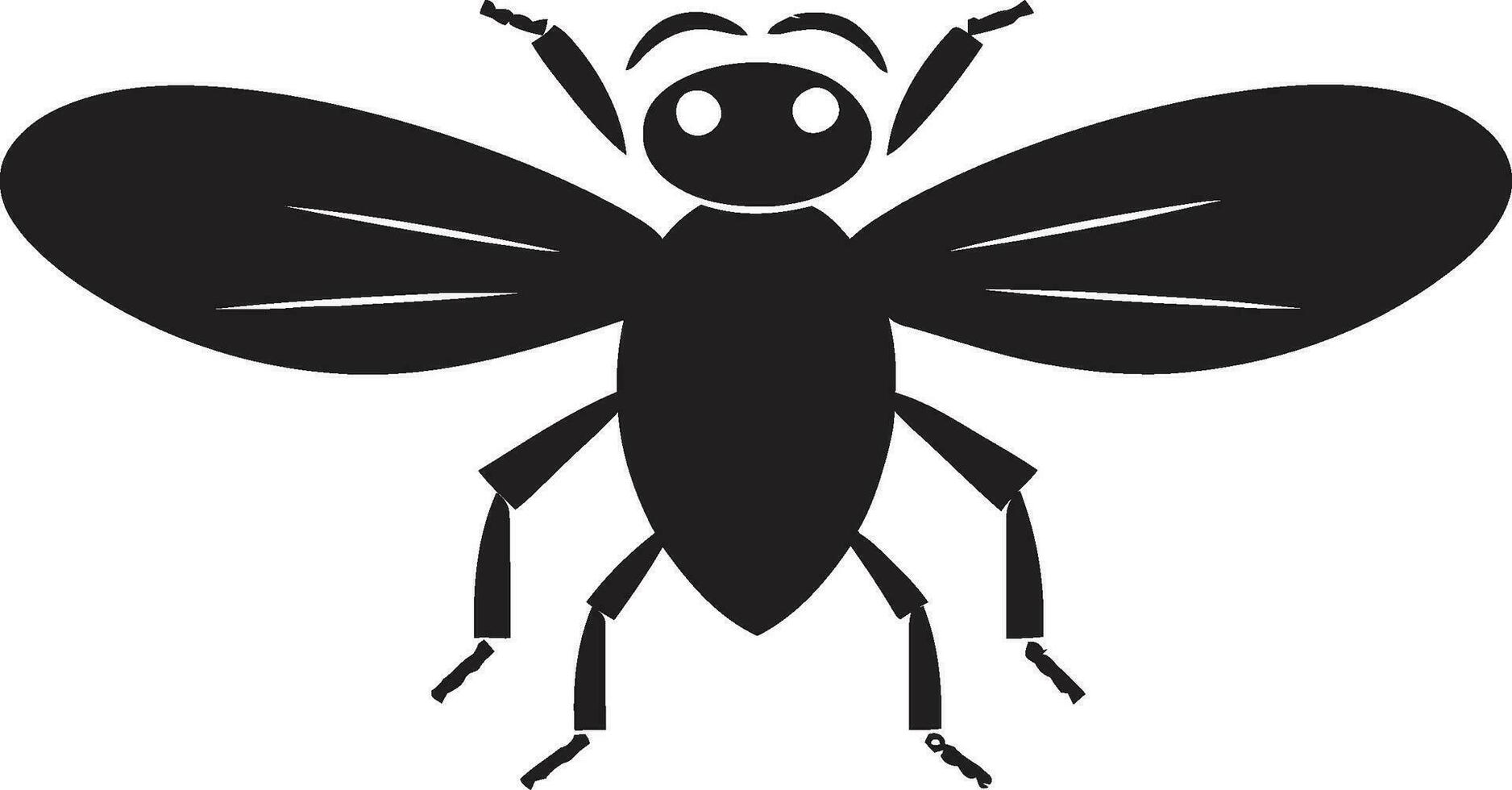 mortal mosca logotipo Projeto alado doença vetor