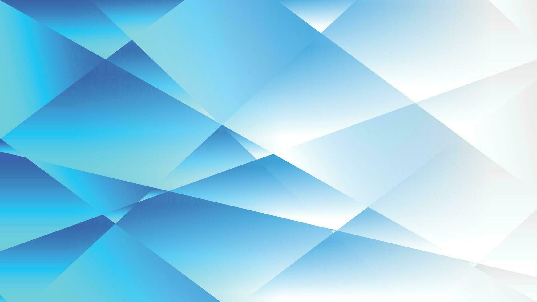 azul e branco gradiente polígono abstrato fundo vetor