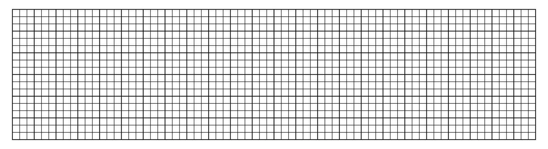 geométrico rede com quadrados fundo. gráfico em branco branco modelo com Preto linhas para elaboração e técnico Projeto com milímetro vetor marcações