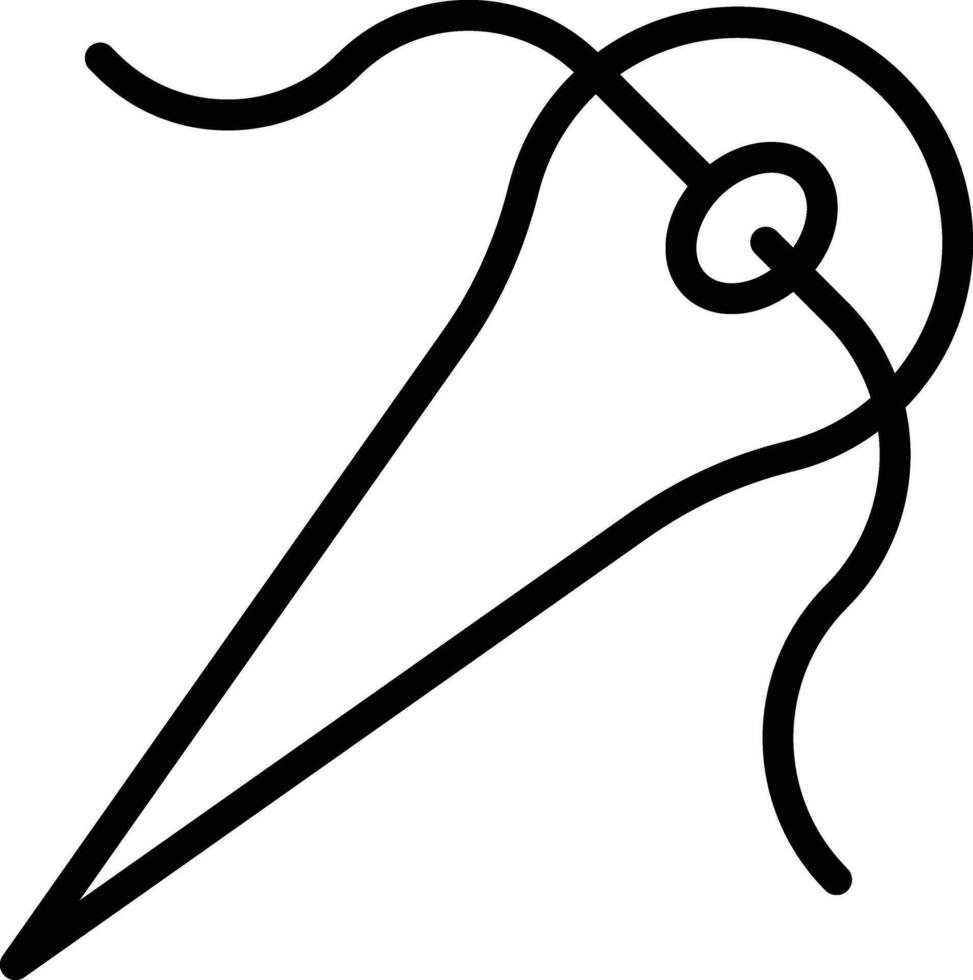 ícone de vetor de agulha
