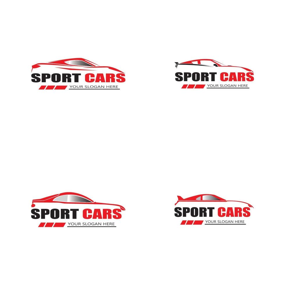 vetor de design de modelo de logotipo de carro esporte