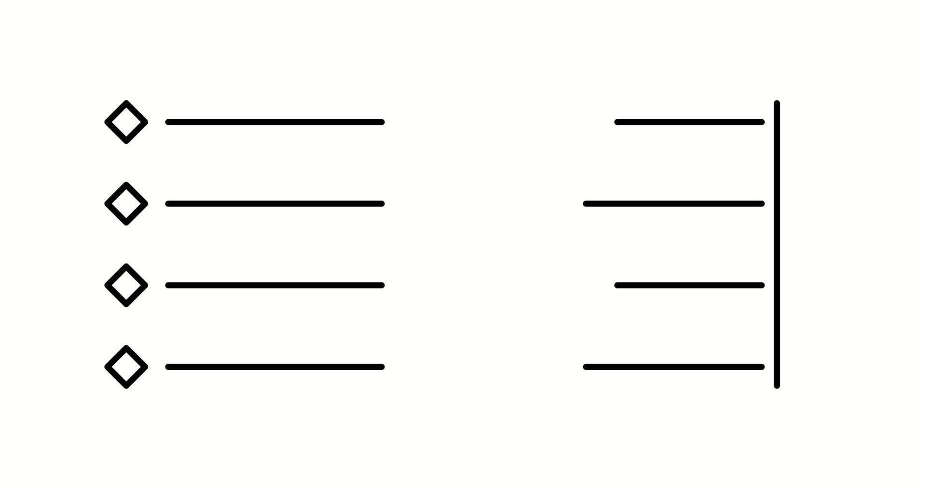 conjunto único de dois ícones vetoriais vetor