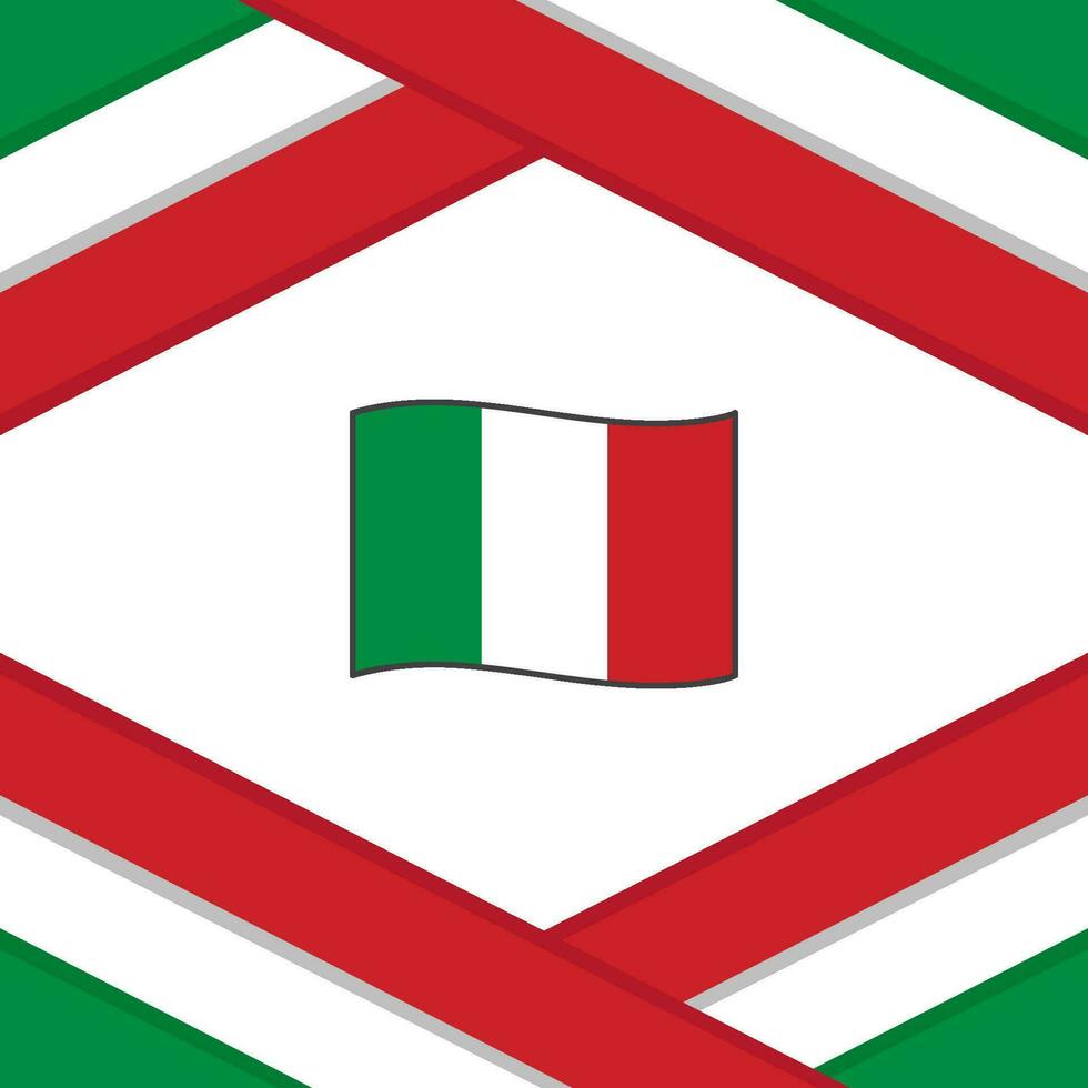 Itália bandeira abstrato fundo Projeto modelo. Itália independência dia bandeira social meios de comunicação publicar. Itália modelo vetor