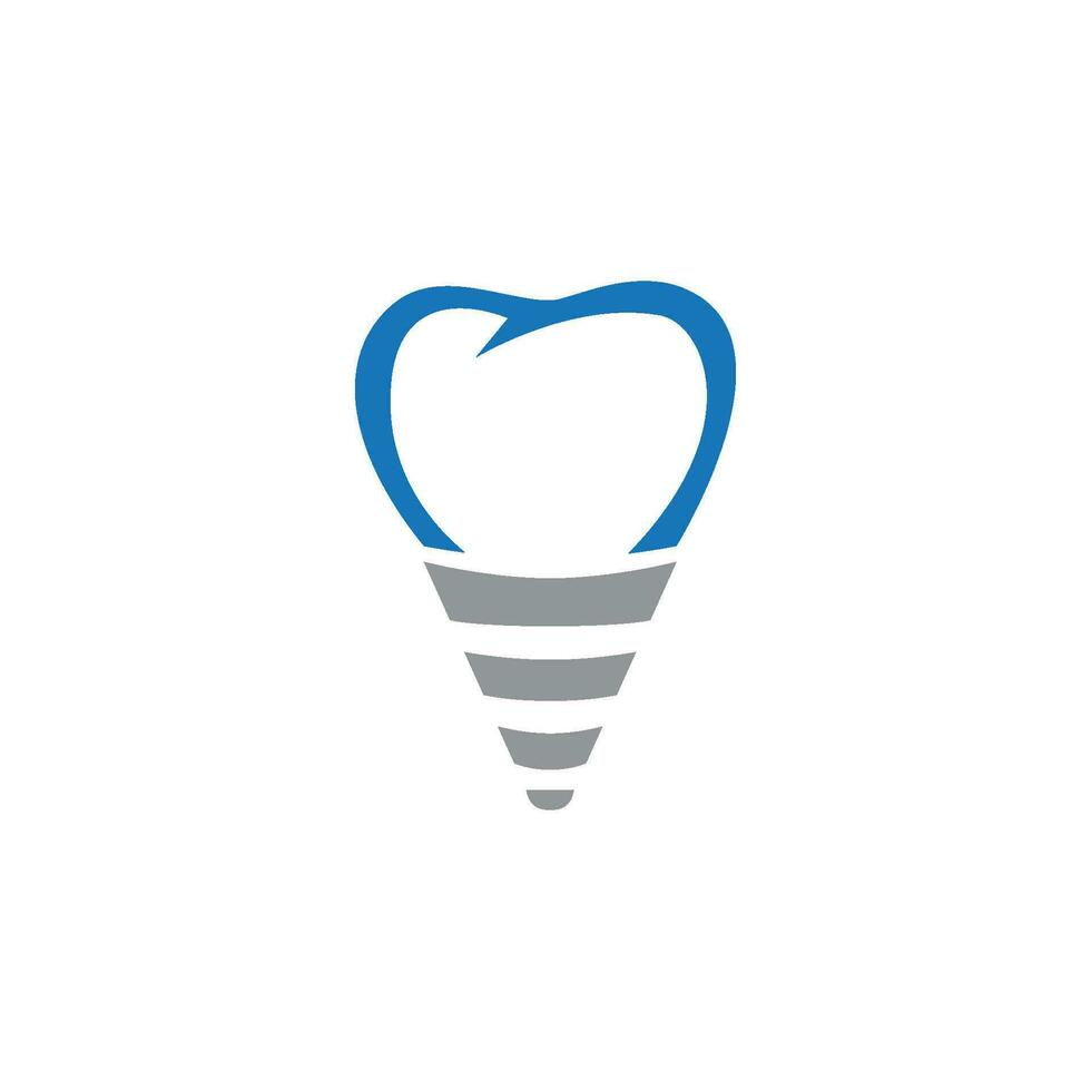 ilustração em vetor modelo logotipo dental