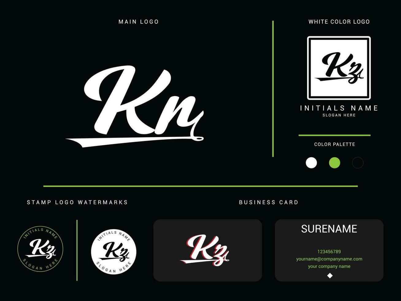 monograma kr moda logotipo ícone, vestuário roupas kz kr logotipo carta Projeto com branding vetor