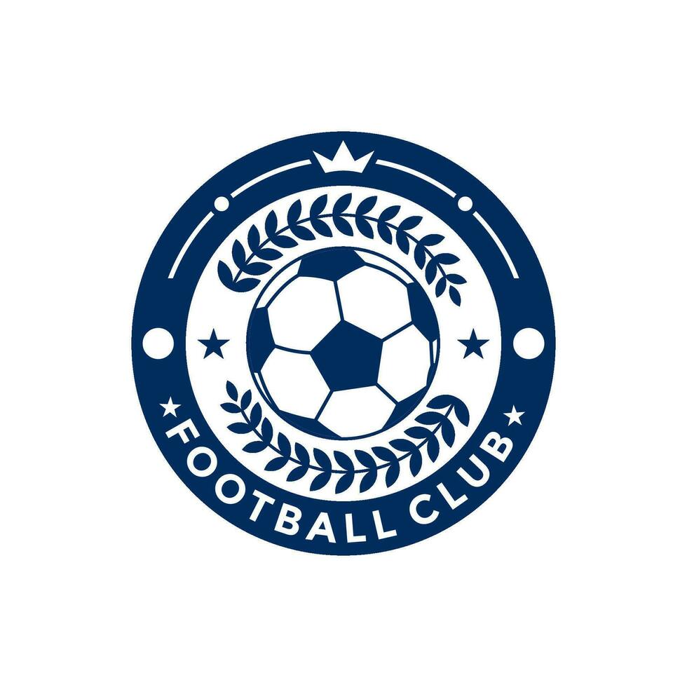 futebol futebol logotipo Projeto vetor ilustração, futebol logotipo ícone modelo