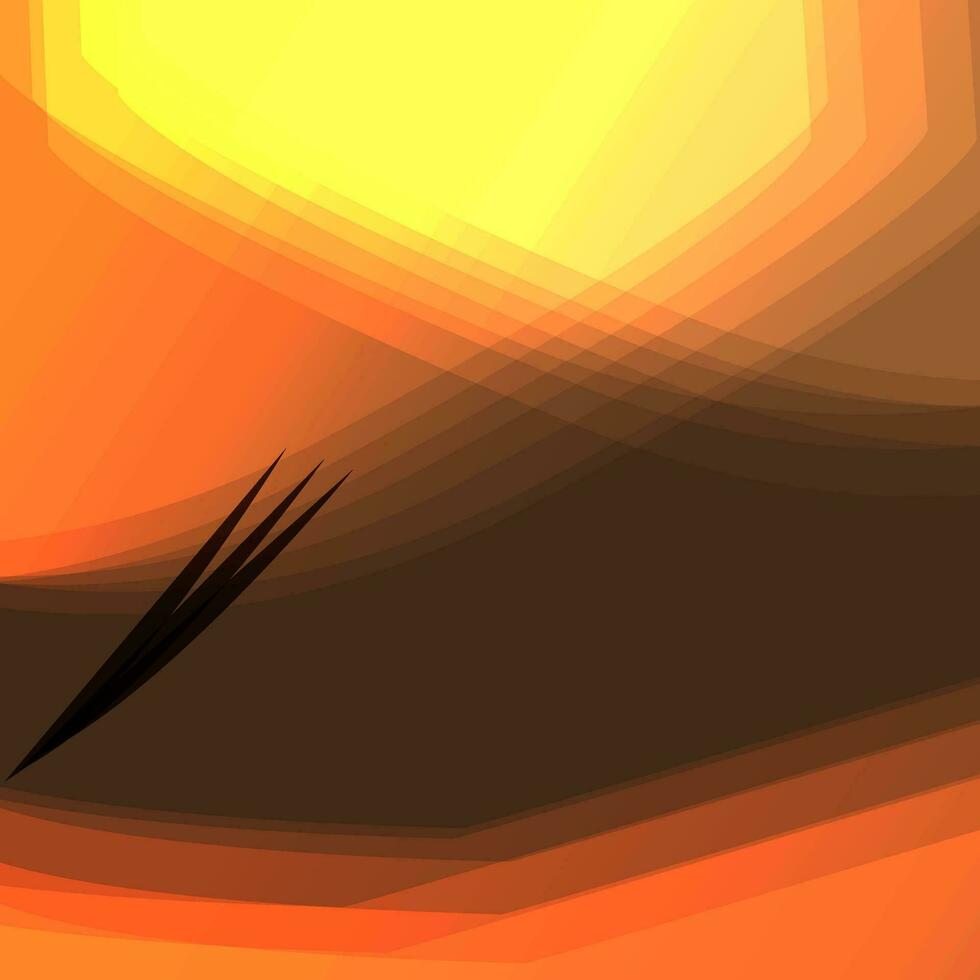 abstrato fundo com laranja e amarelo cores vetor