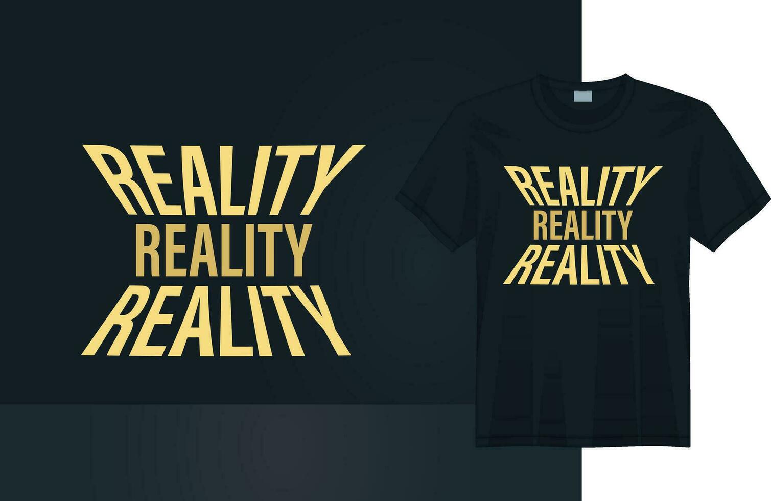 vetor positivo letras realidade realidade realidade camiseta Projeto