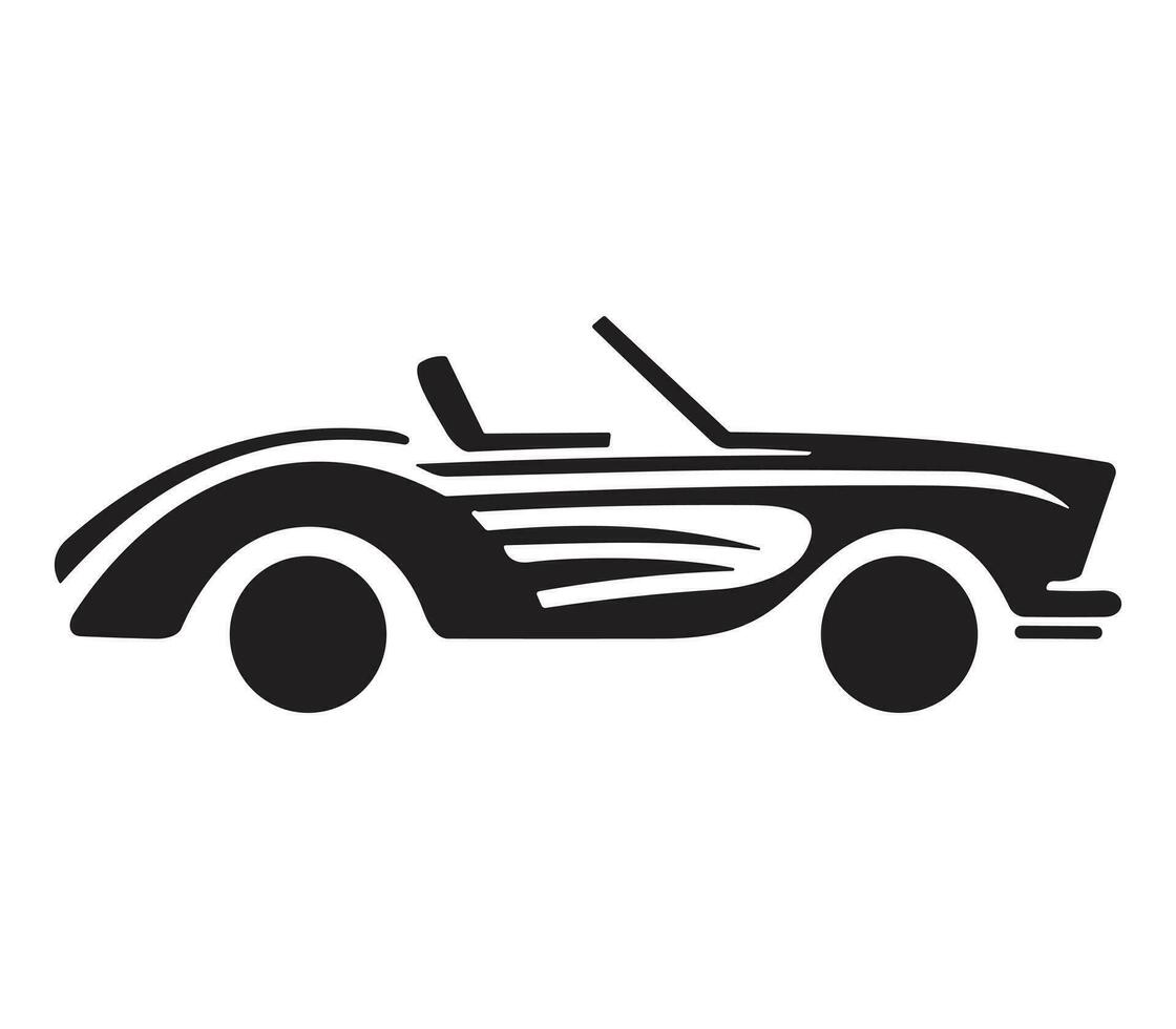 ícone de vetor de modelo de logotipo de carro automático