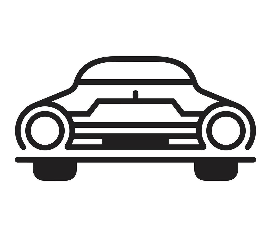 ícone de vetor de modelo de logotipo de carro automático