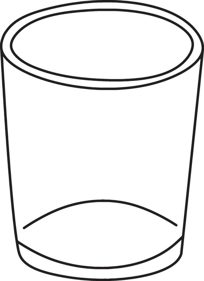 vidro utensílios de cozinha desenho animado rabisco kawaii animê coloração página fofa ilustração desenhando grampo arte personagem chibi mangá quadrinho vetor