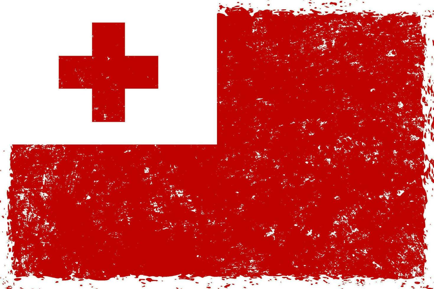 tonga bandeira grunge angustiado estilo vetor