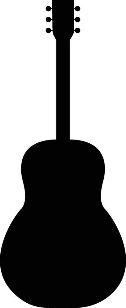 guitarra silhuetas ícone plano vetor. acústico musical instrumento placa isolado em . na moda estilo para gráfico projeto, logotipo, rede, social meios de comunicação, Móvel aplicativo vetor