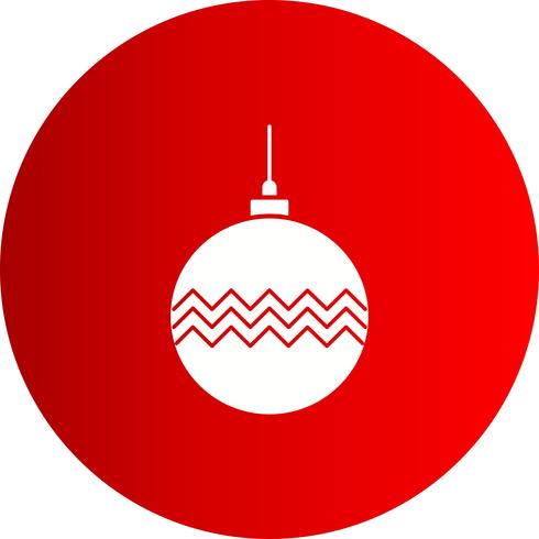 ícone de decoração de bola de vetor